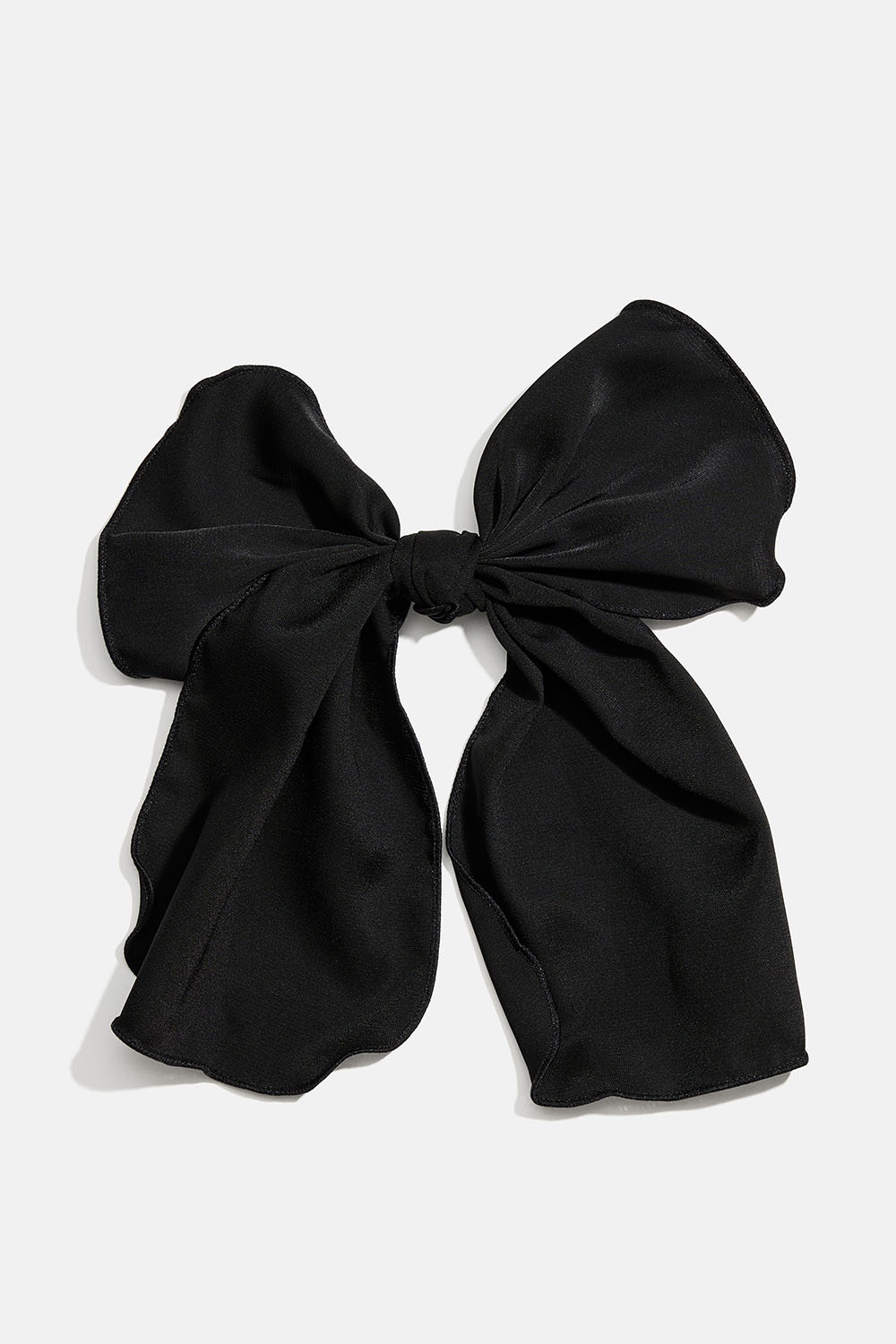 Hiussolki, jossa musta kangasrusetti