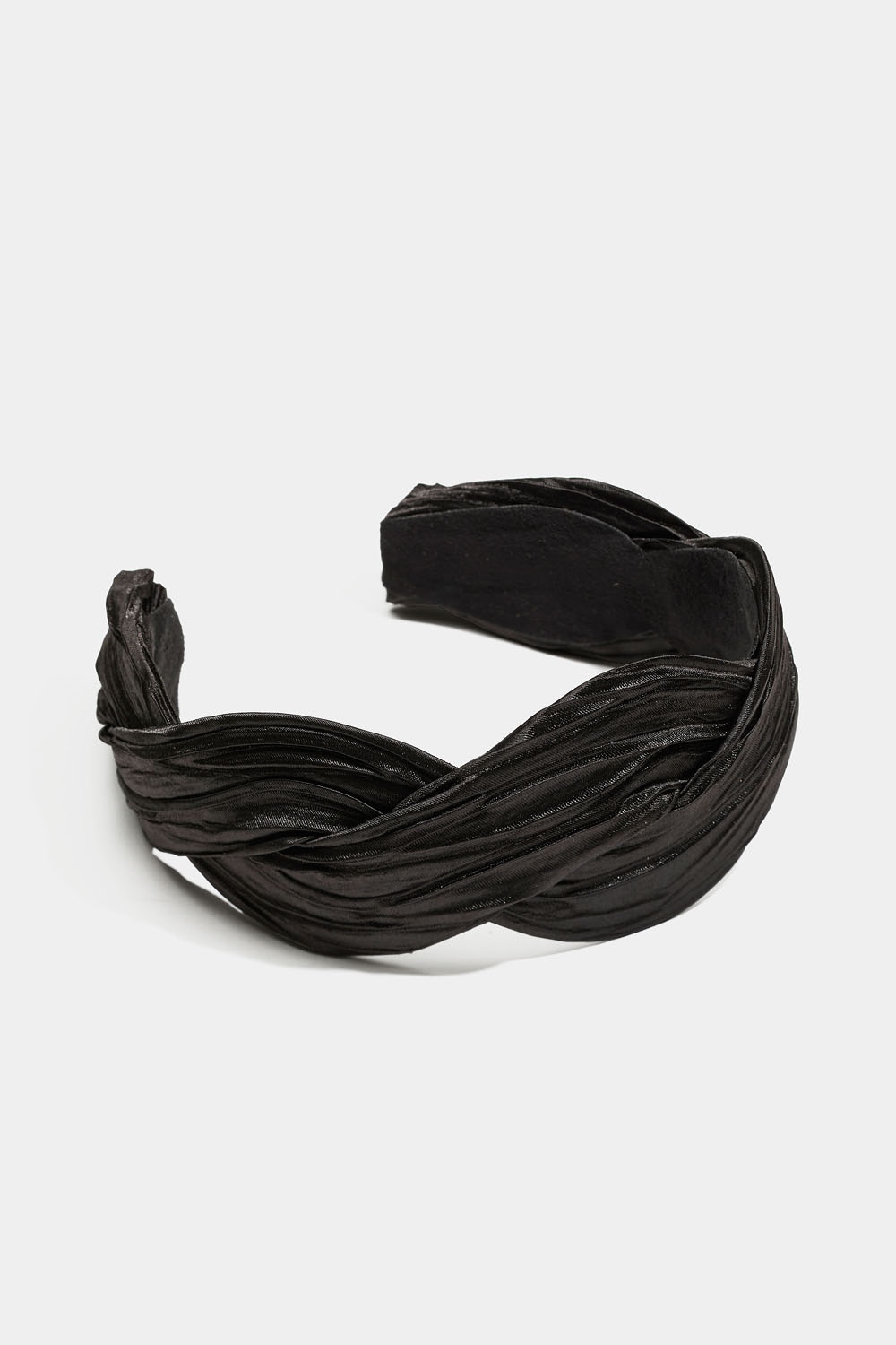 Leveä hiuspanta kierrettyä kangasta