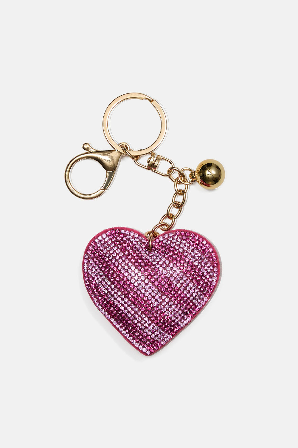 Avaimenperä, jossa strassisydän