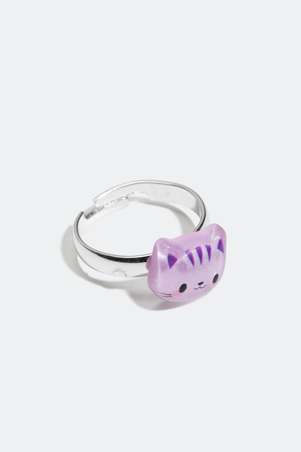 Säädettävä sormus, jossa kissa