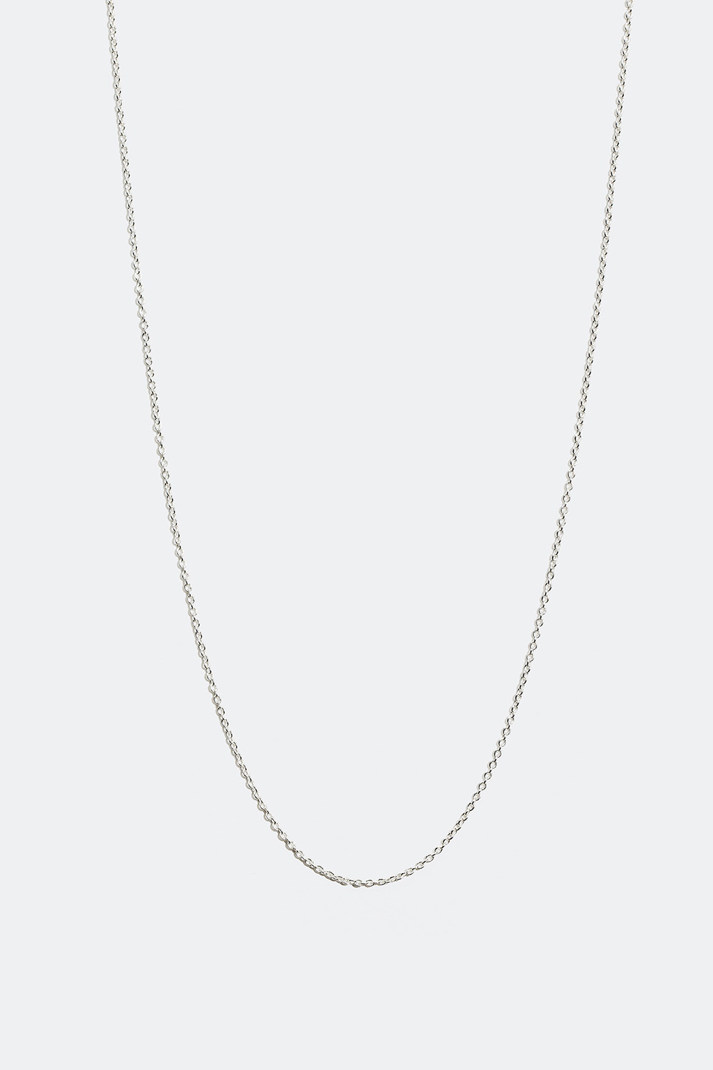 Ohut kaulaketju aitoa hopeaa, 45 cm