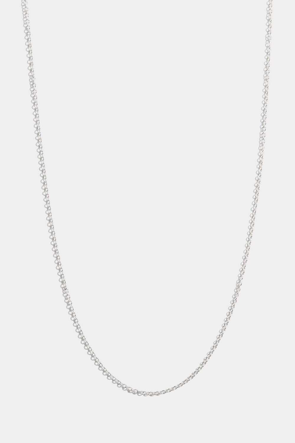 Ohut kaulaketju aitoa hopeaa, 36 cm