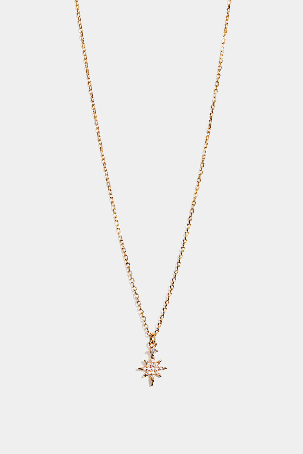 Aidot 18k kullalla kullatut hopeakorvakorut, joissa tähti ja Cubic Zirconia -kiviä